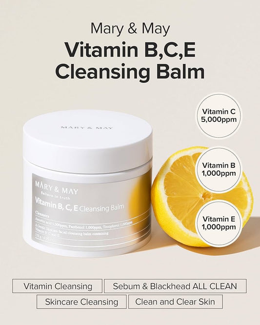 Vitamin B.C.E Cleansing Balm 120g verwijdert make-up & voedt de huid